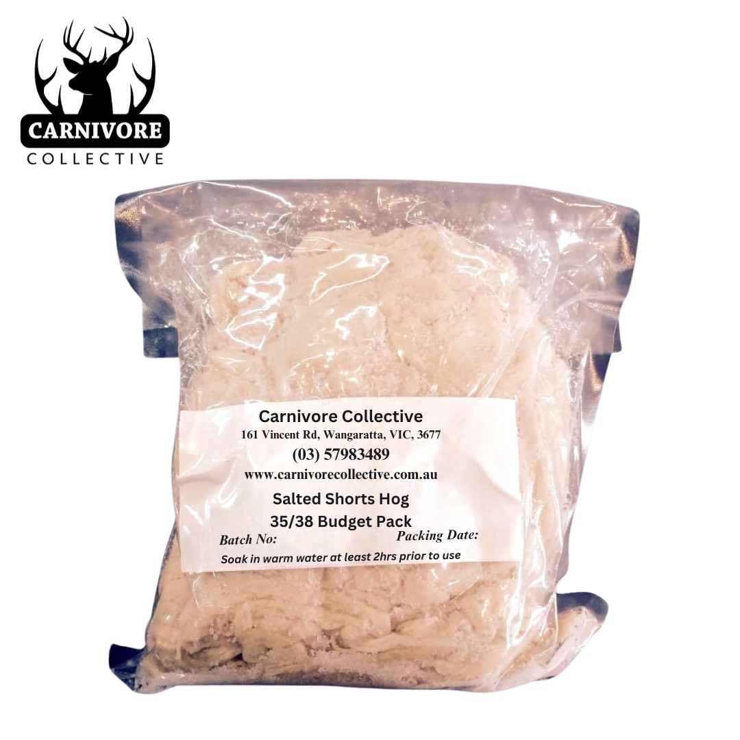 Carnivore Collective Natural Graded 35/38mm Thick Hog Sausage Casings 40M Pack